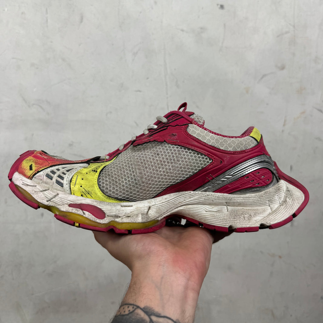 Balenciaga Magenta Stapler Sneakers