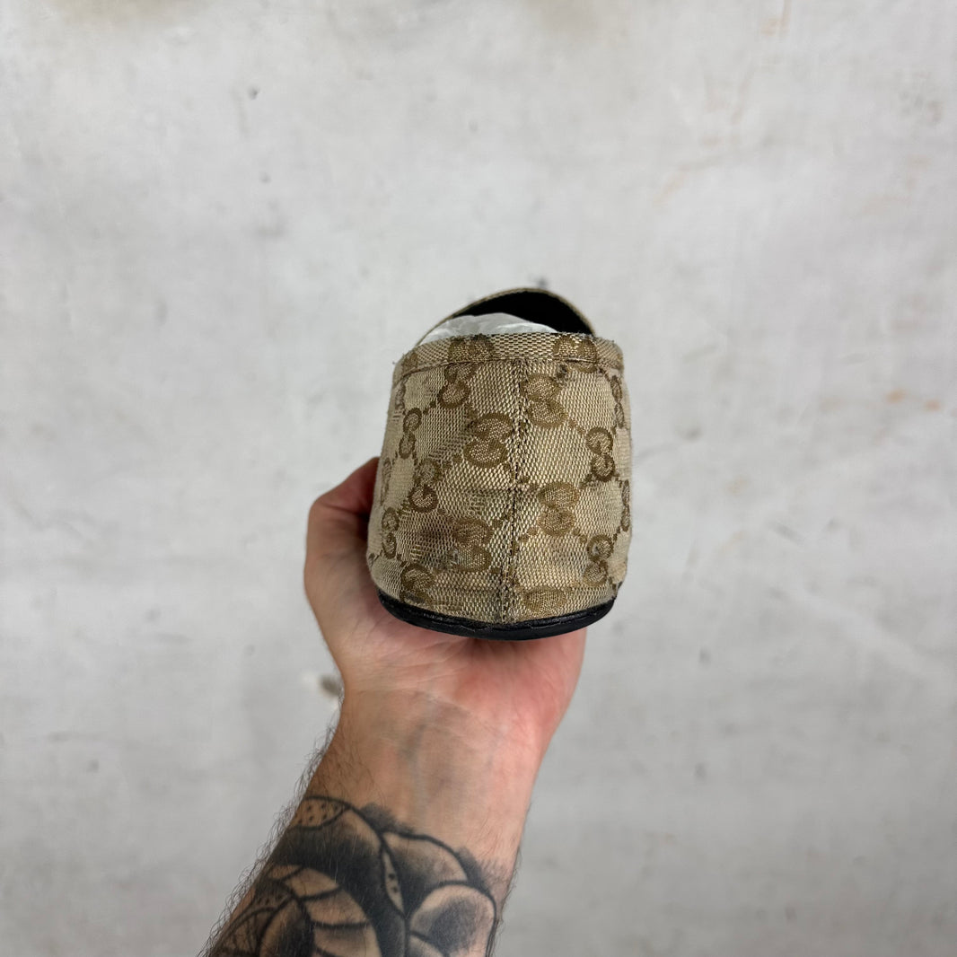 Gucci Canvas Monogram Ragazzo Mules