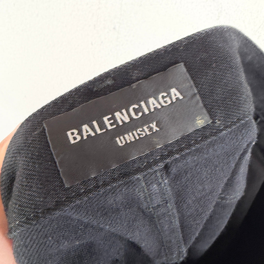 Balenciaga Mud Wash Destroyed Jeans