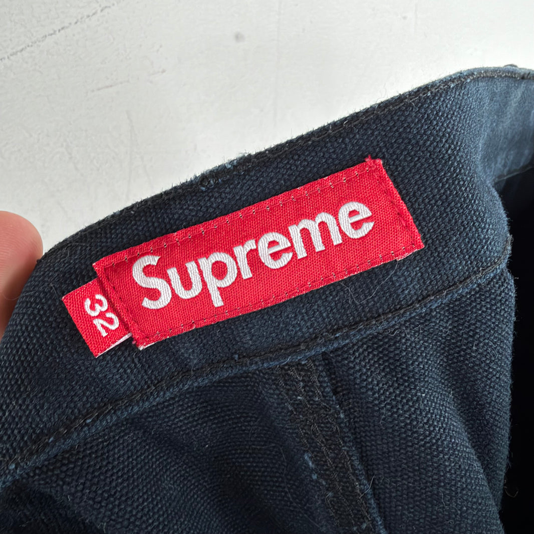 Supreme Navy Double Knee Jeans