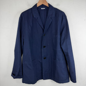 Dries Van Noten Blue Chore Blazer Jacket