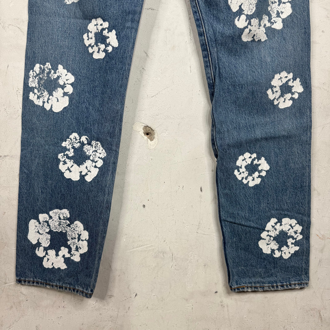 Levi’s x Denim Tears Wreath Jeans Medium Blue