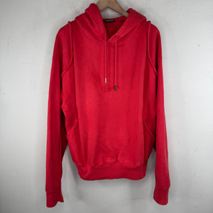 Jacquemus Red Wavy Logo Hoodie