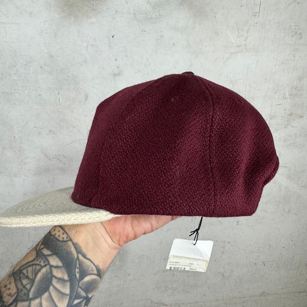 Celine Chenille "C" Wool Baseball Hat