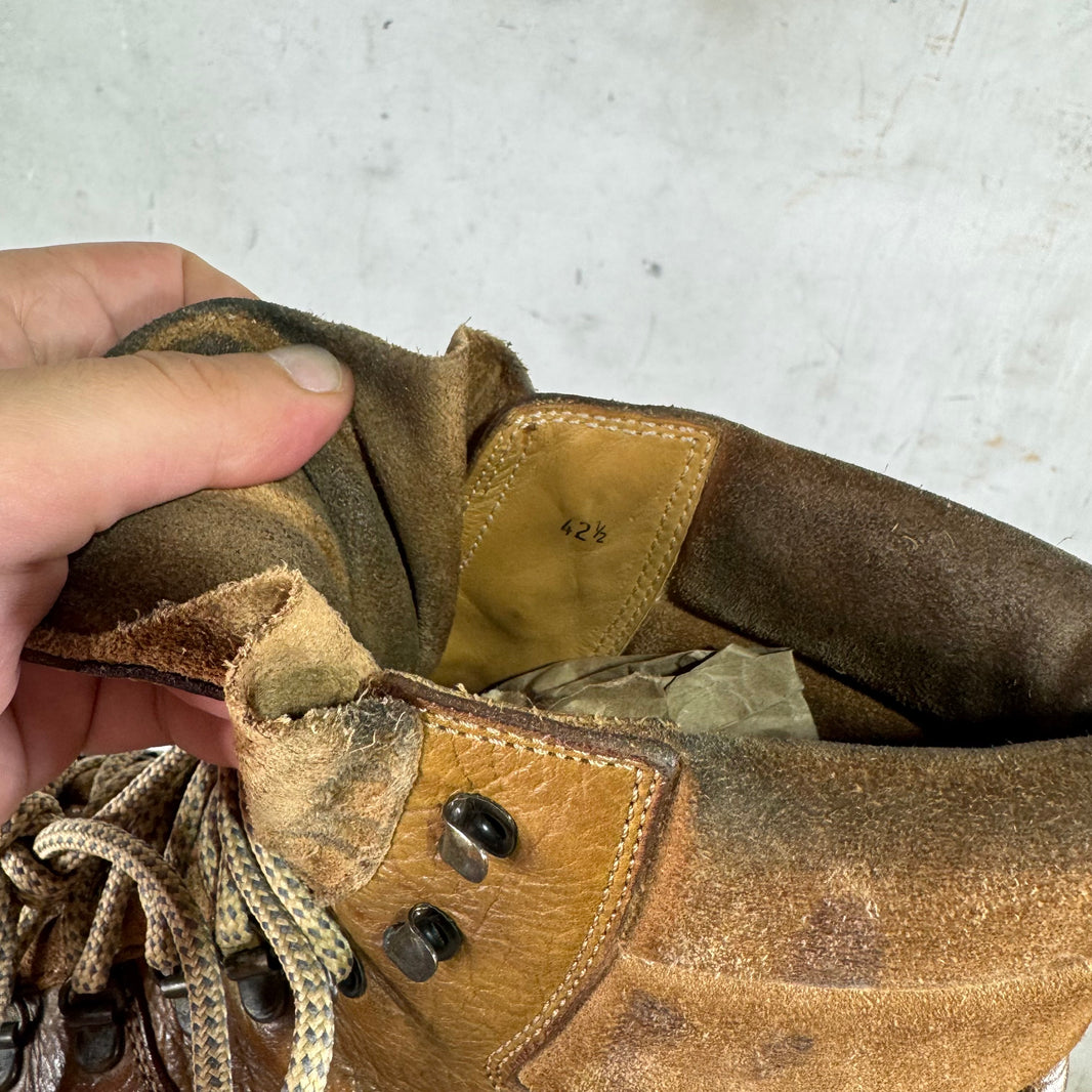 Brunello Cucinelli Leather Hiking Boots