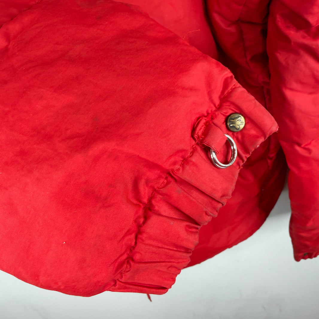 Moncler Red Convertible Puffer Jacket