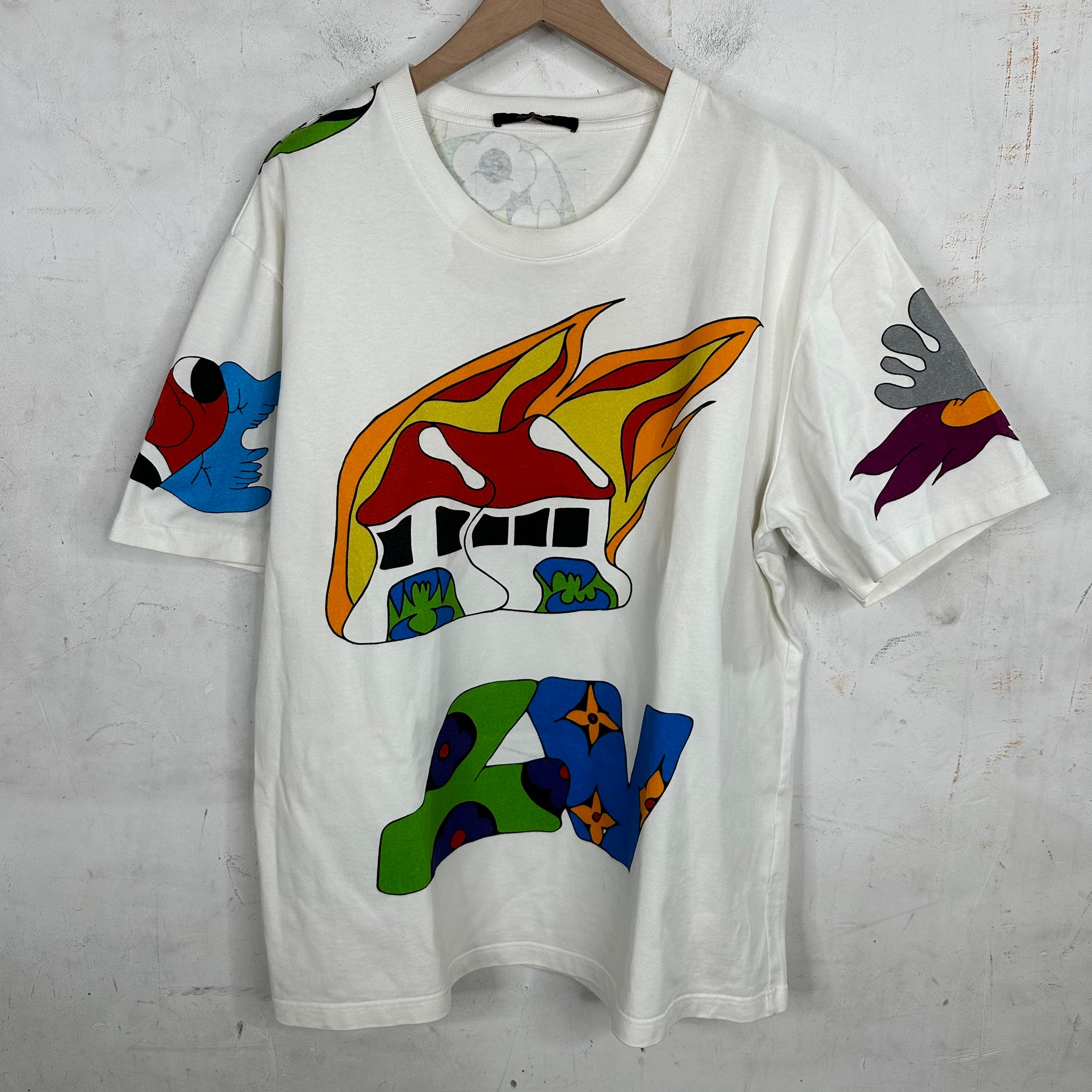 Louis Vuitton Burning House T-shirt – www.Lukes.store