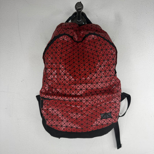 Issey Miyake Red Bao Bao Backpack