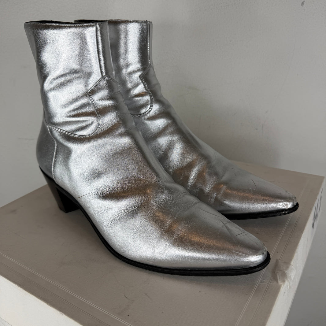 Celine Silver Jacno Boots
