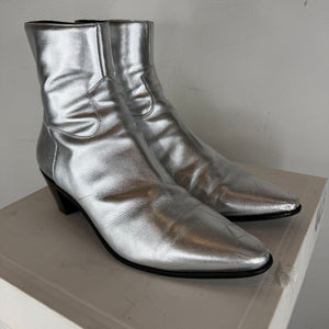 Celine Silver Jacno Boots