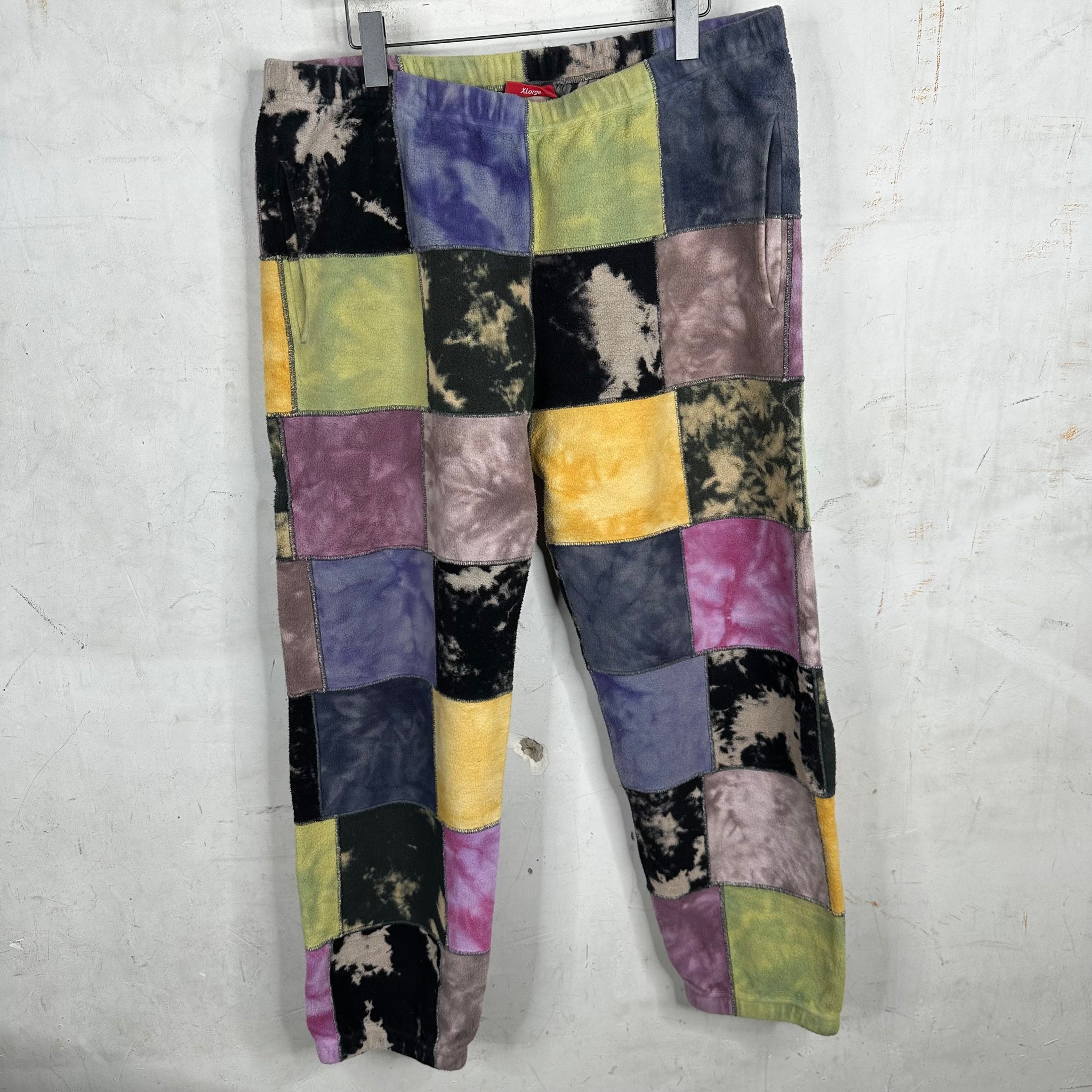 Supreme Patchwork Dyed Fleece Trousers
