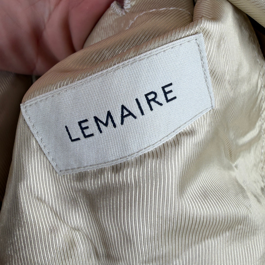Lemaire Leather Button Up Over Shirt
