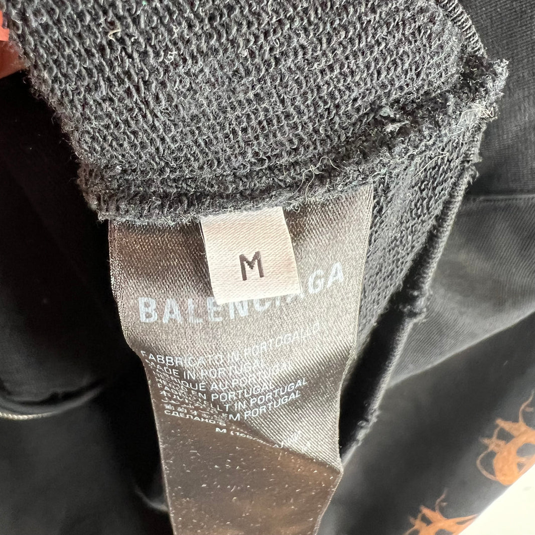 Balenciaga Heavy Metal Zip-Up Hoodie