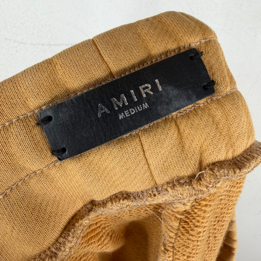 Amiri Yellow Cinch Sweatpants