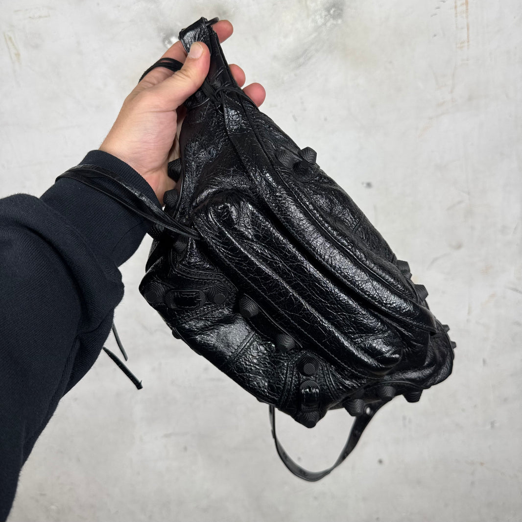 Balenciaga Black Cagole Waist Bag