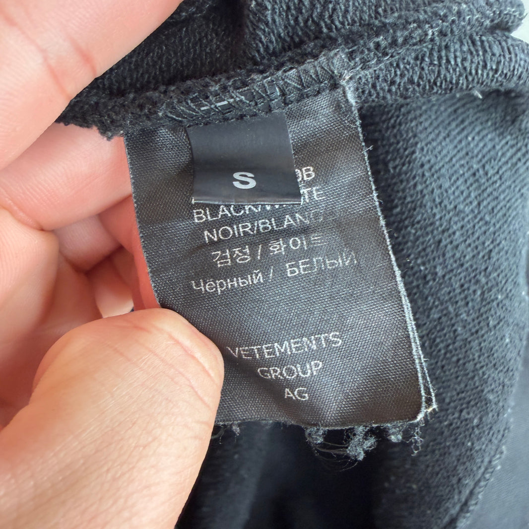 Vetements Pret A Porter Gothic Hoodie