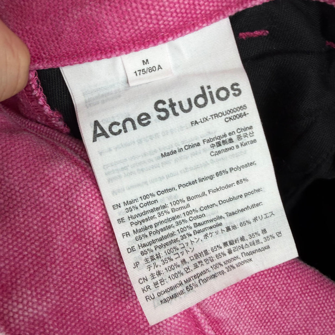 Acne Studios Pink Carpenter Pants