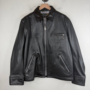 Stussy Junya Watanabe CDG Black Leather Jacket