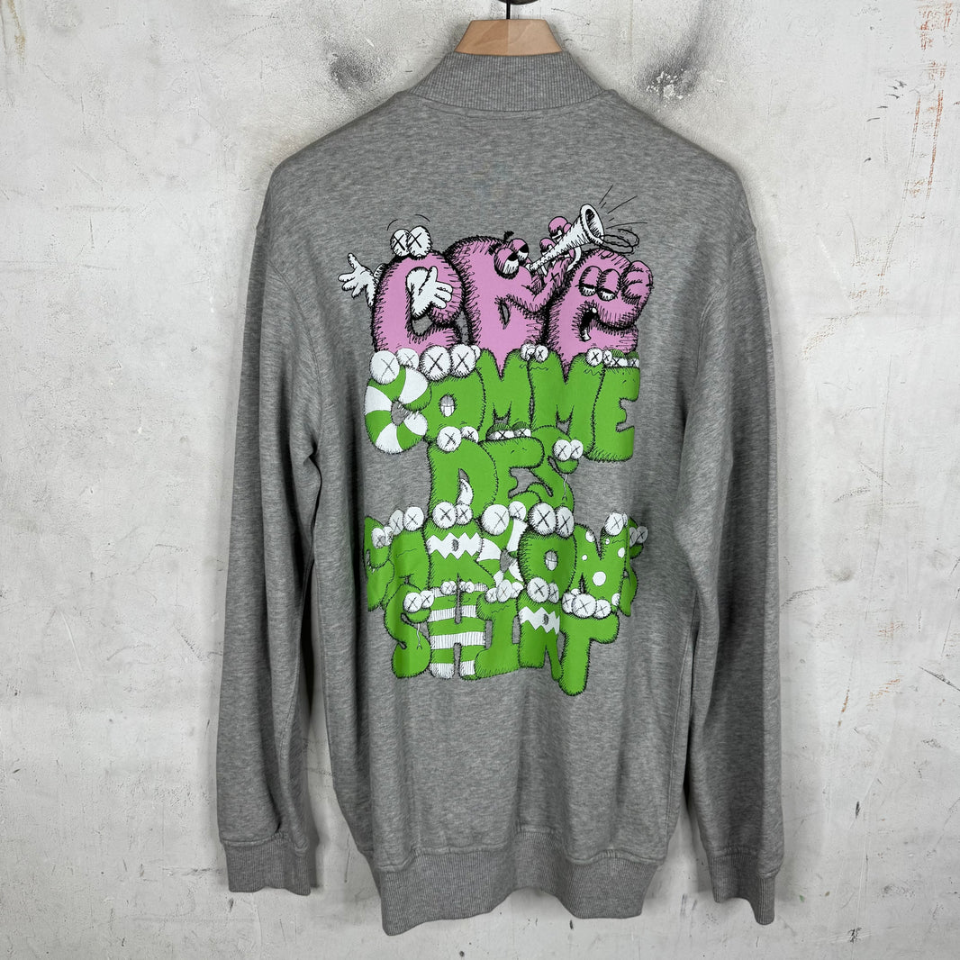 CDG x Kaws Zipped Sweatshirt