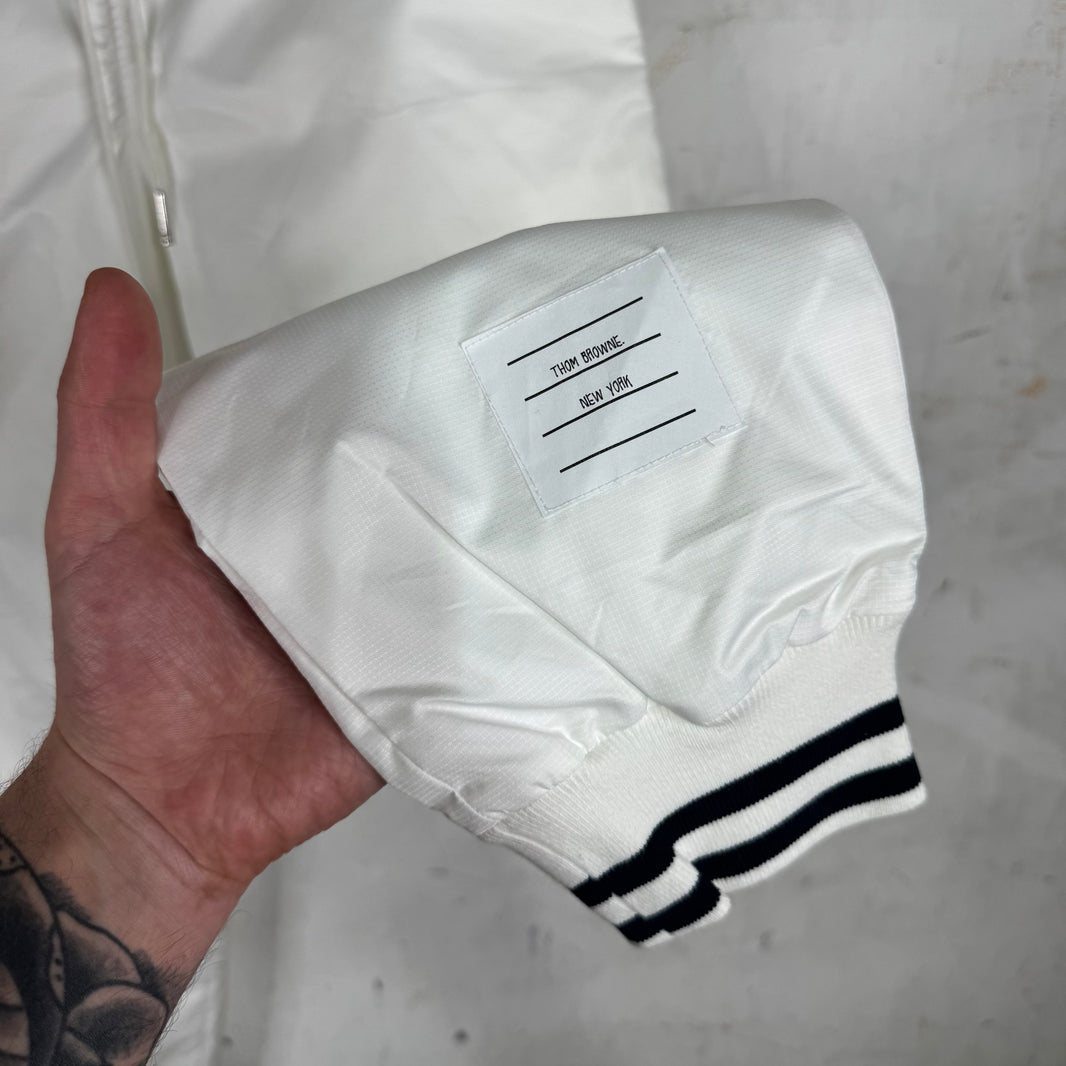 Thom Browne Ripstop White Track Pants