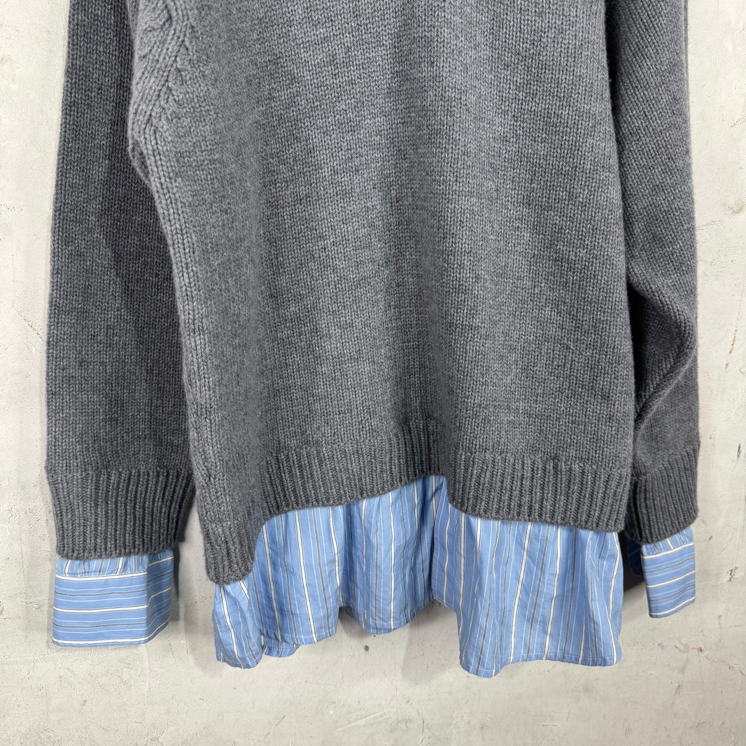 Balenciaga Layered Crest Sweater