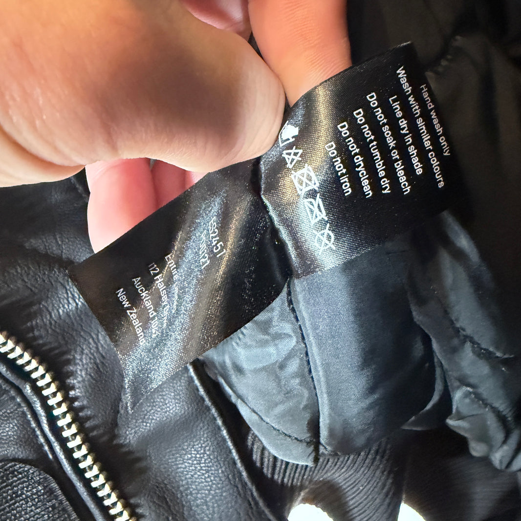 Entire Studios Faux Leather Bomber Jacket