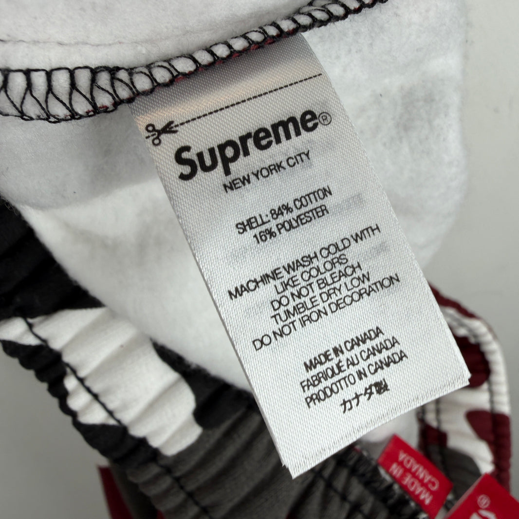 Supreme Red Camo Small Bogo Sweatpants