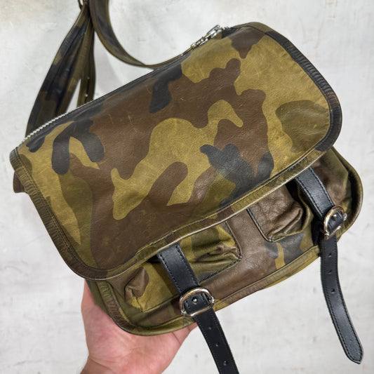 Chrome Hearts Camouflage Leather Gunslinger Messenger