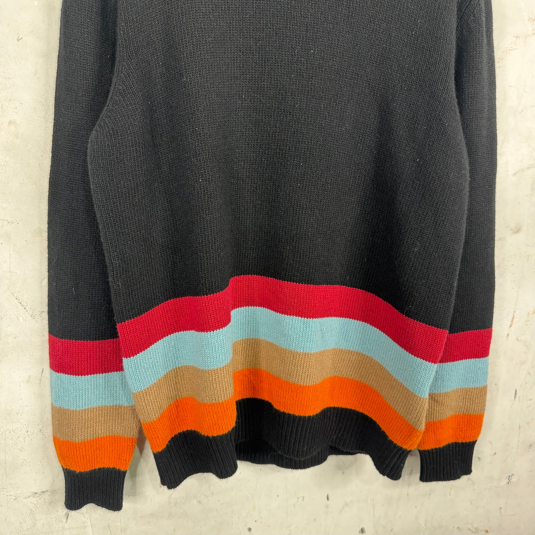 Prada 22' Raf Striped Wool Sweater