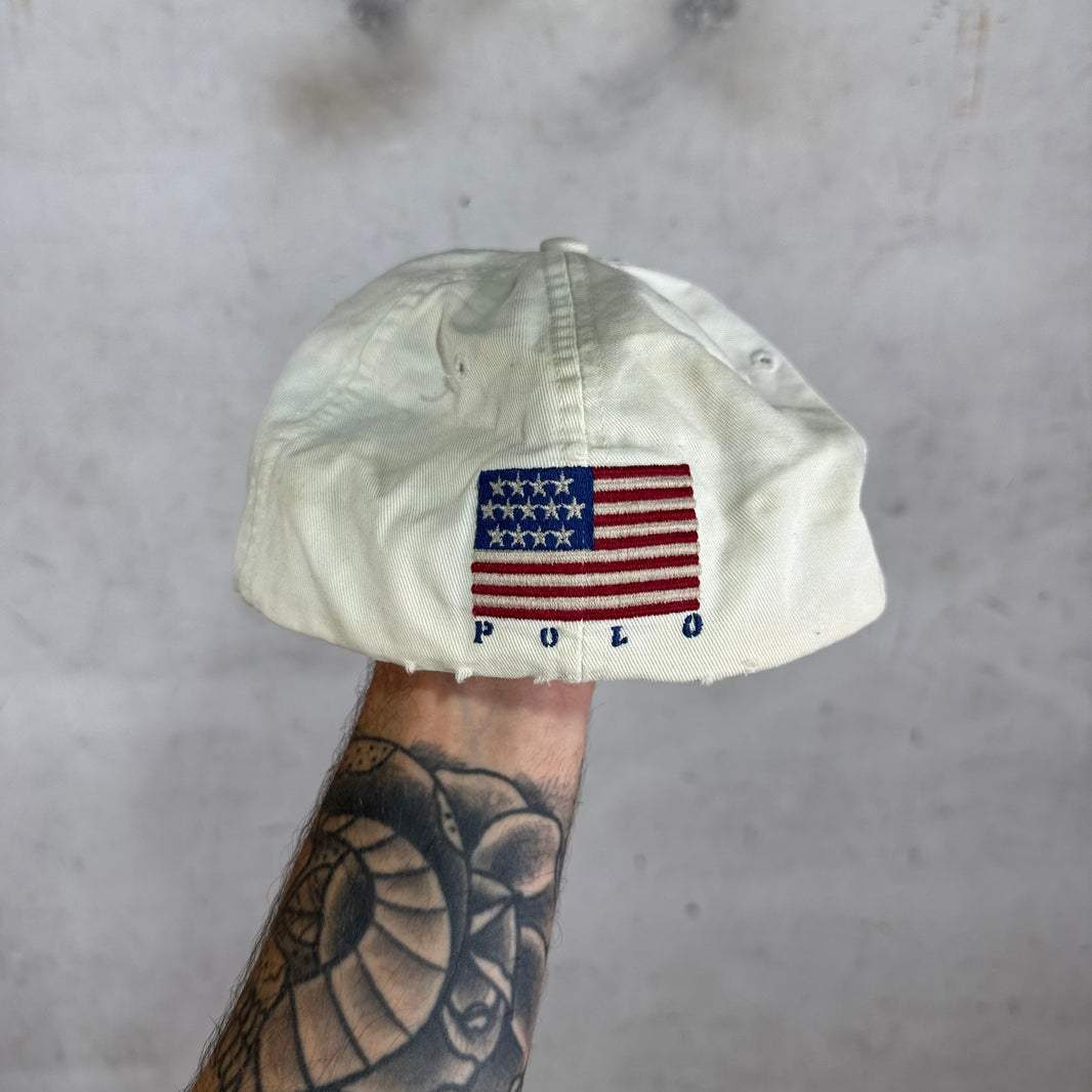 Ralph Lauren USA Arc Fitted Hat