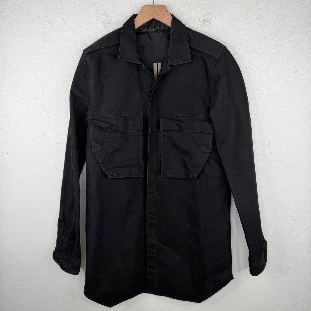Rick Owens Mastodon Cargo Button Up Jacket