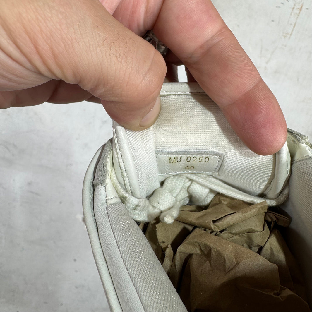 Celine White Triumph Low Sneakers