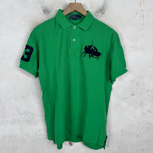 Ralph Lauren Green Navy Multi Horse Polo