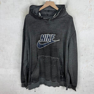 Vintage Thrased Nike Logo Hoodie