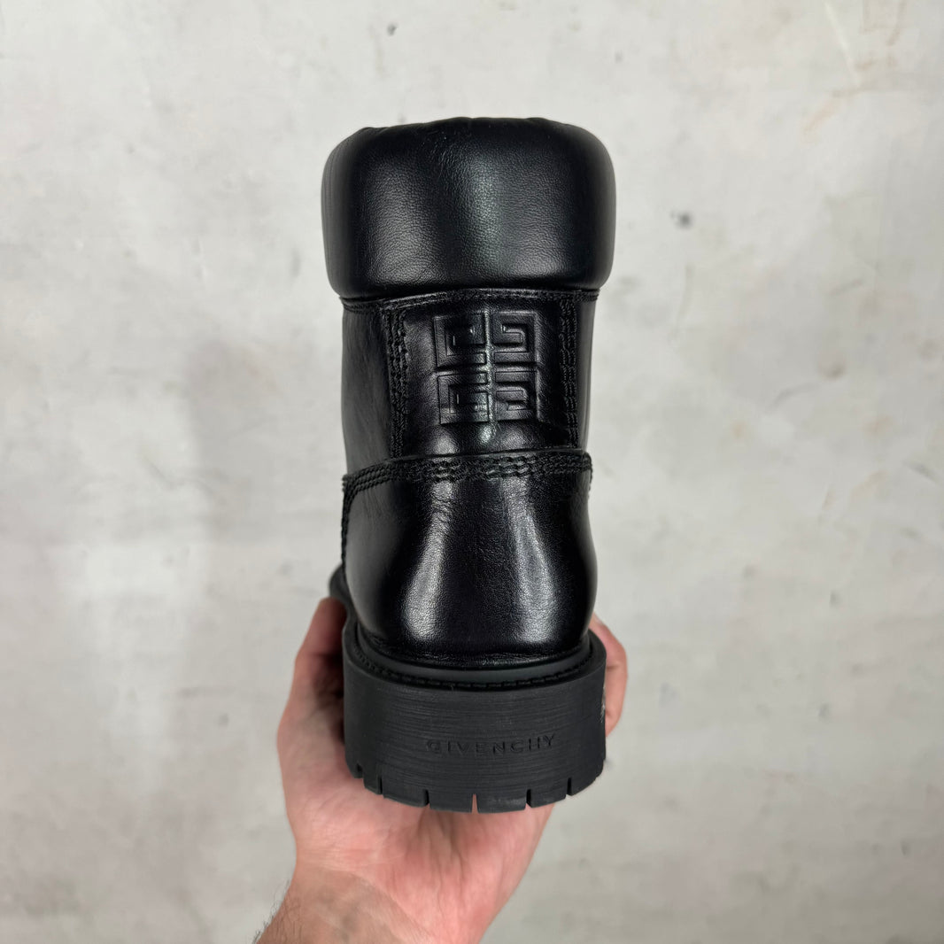 Givenchy Leather Lug Boots