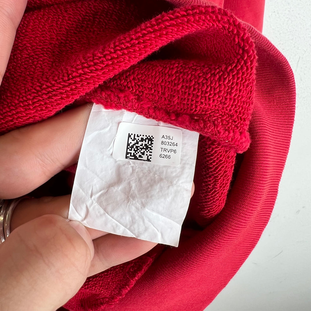 Balenciaga Sample Red Vogue Zip Up Hoodie