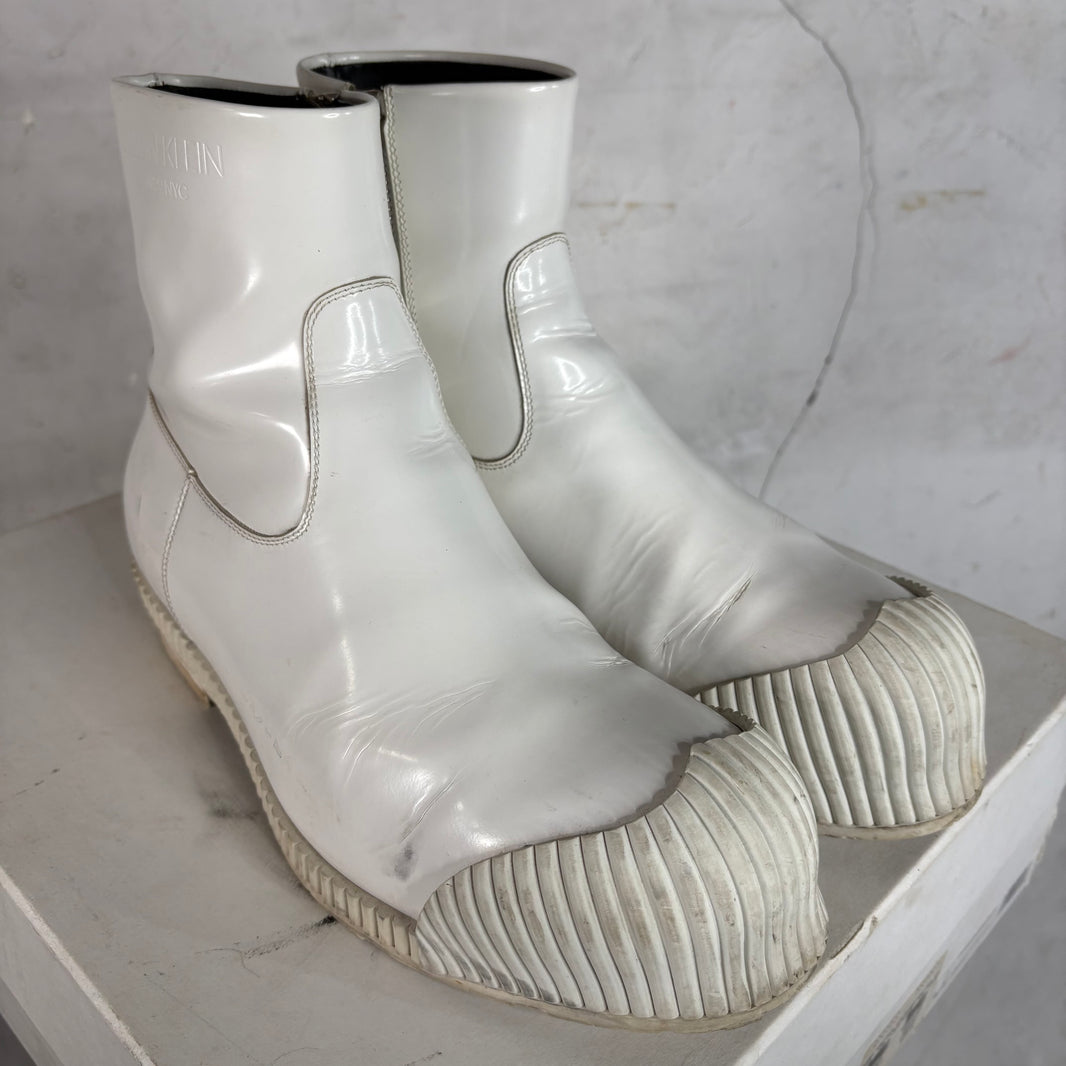 Calvin Klein 205W39NYC White Spazzalato Boots