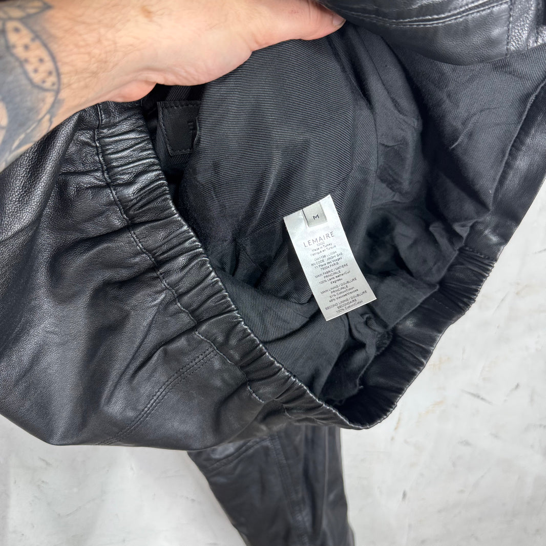 Lemaire Leather Golf Jacket