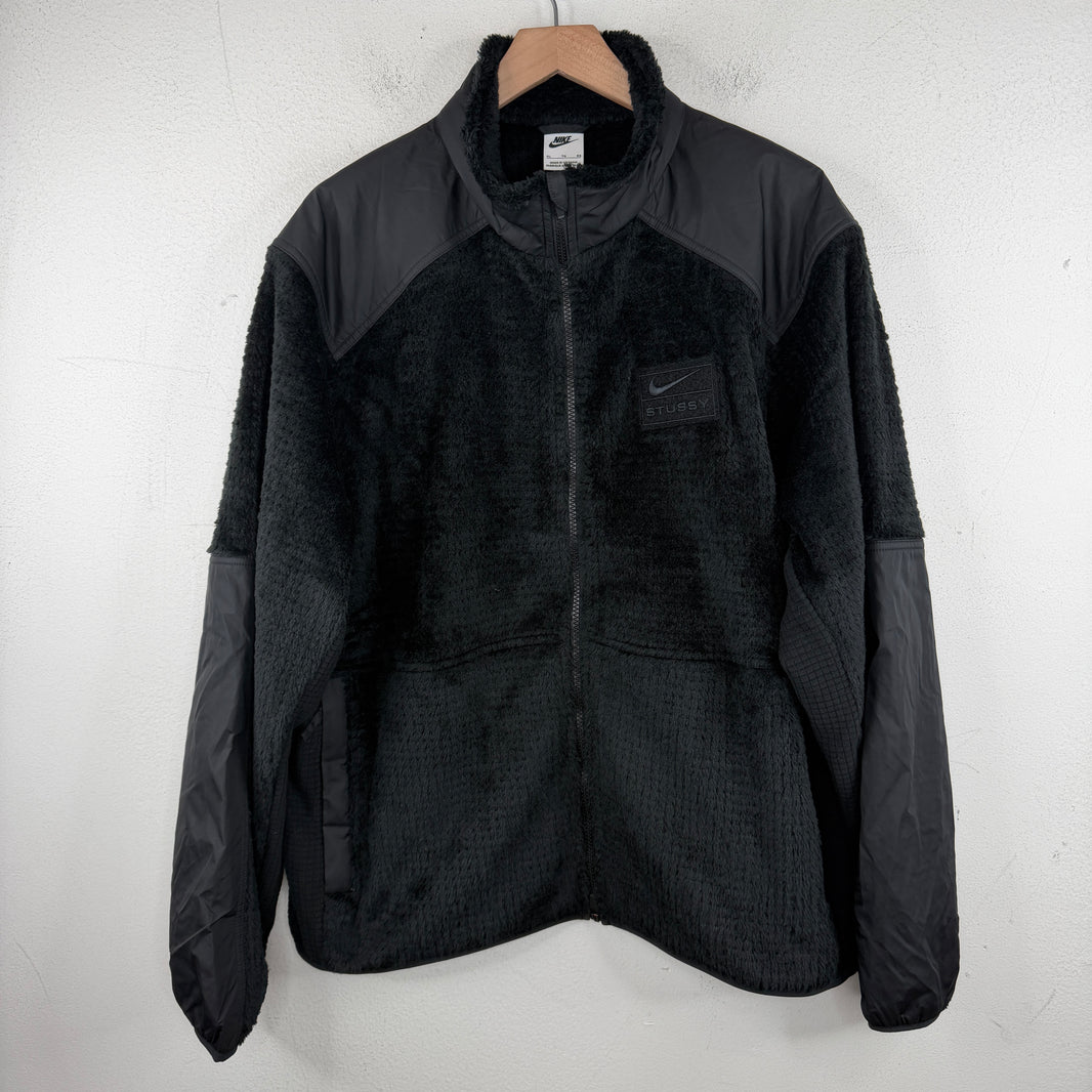 Stussy Nike Nylon/Fleece Zip Up Jacket