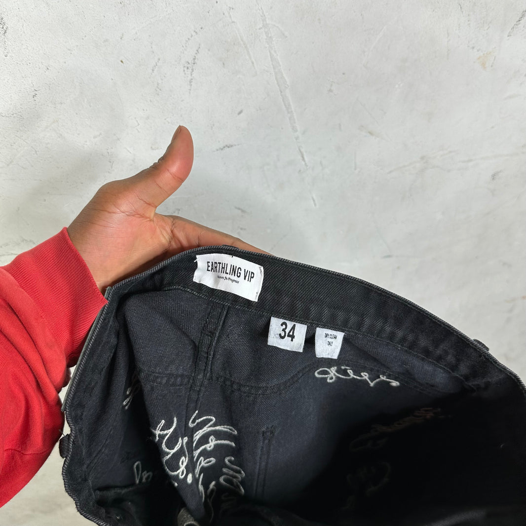 Earthling Script Jeans