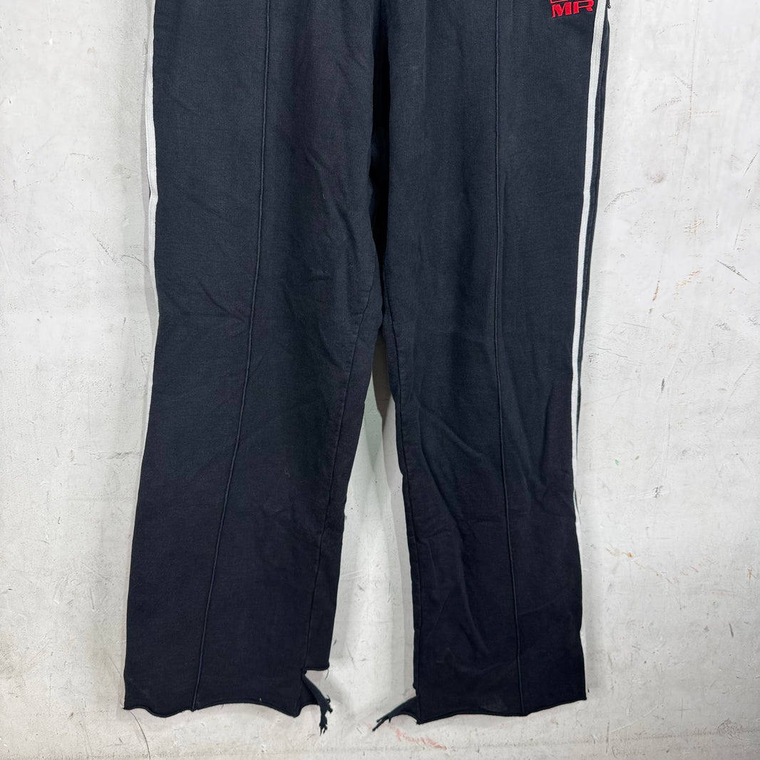 Martine Rose Black Side Stripe Sweatpants