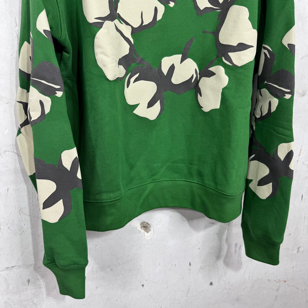Denim Tears x CPFM Green Wreath Crewneck Sweater