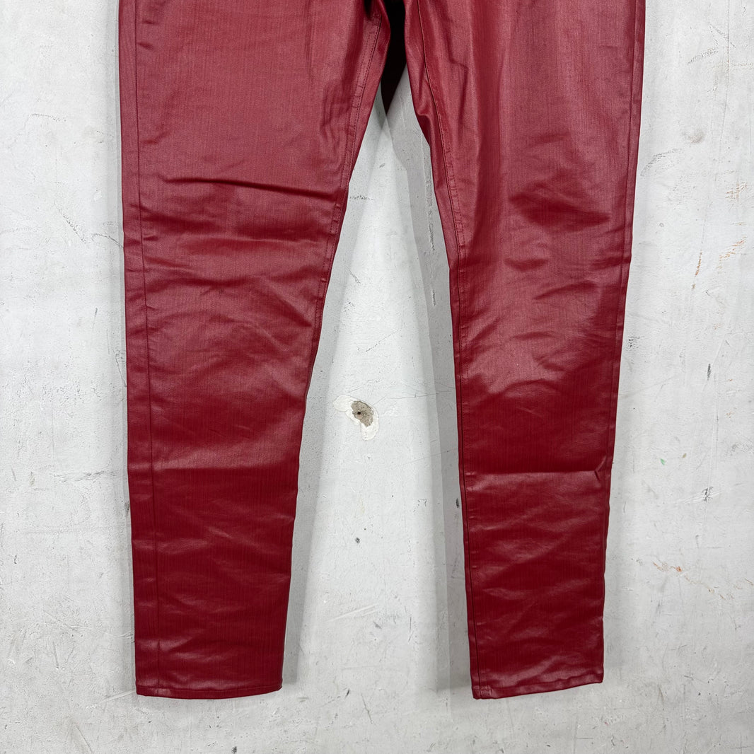 Rick Owens Lido Waxed Tapered Jeans