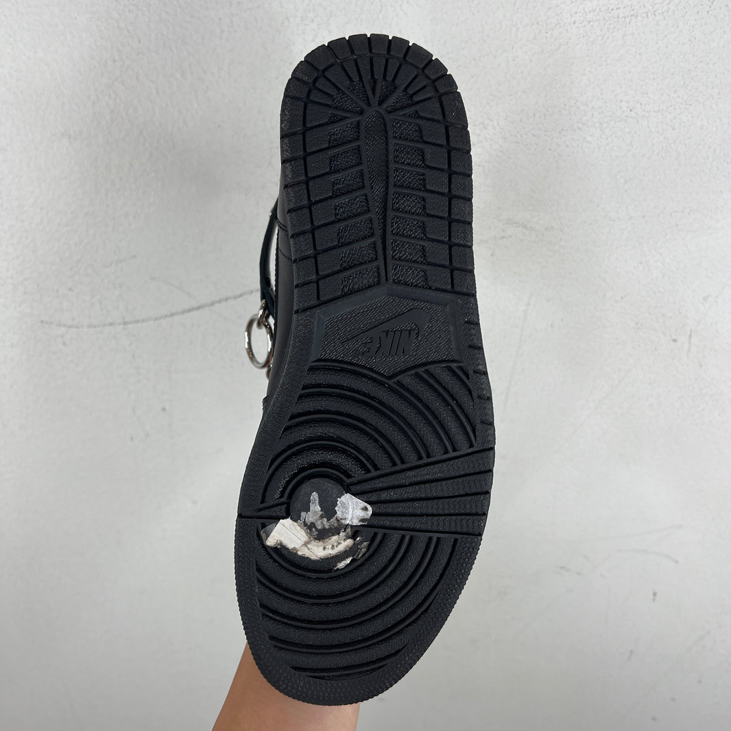 CDG Black Air Jordan 1 Sneakers