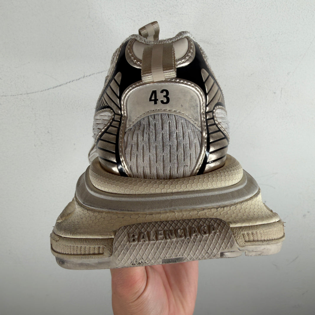 Balenciaga Cream/Silver 3XL Sneakers