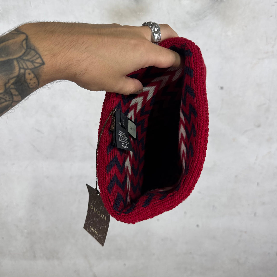 Gucci BNWB Chevron Wool Beanie