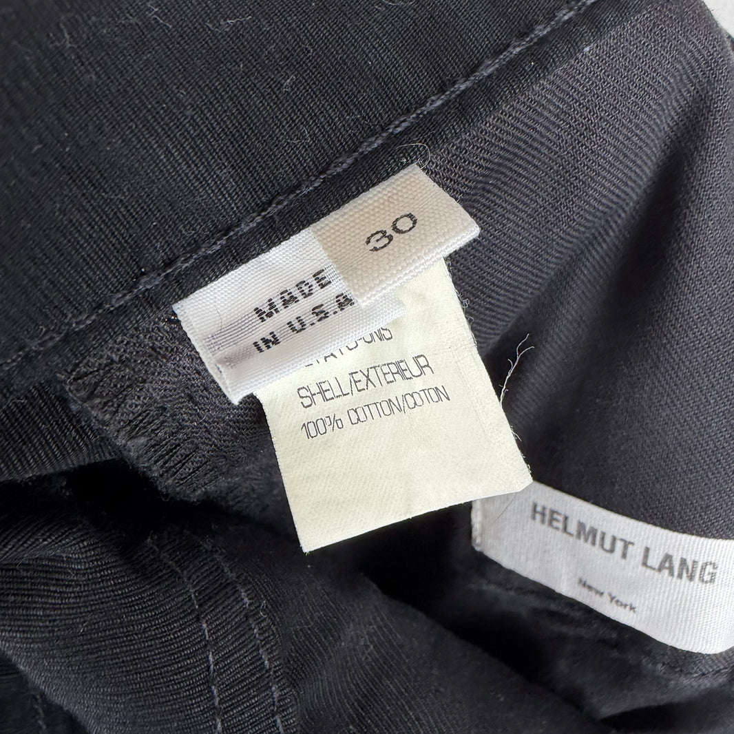 Helmut Lang Skinny Black Trousers