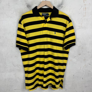 Ralph Lauren Striped Black/Yellow Polo