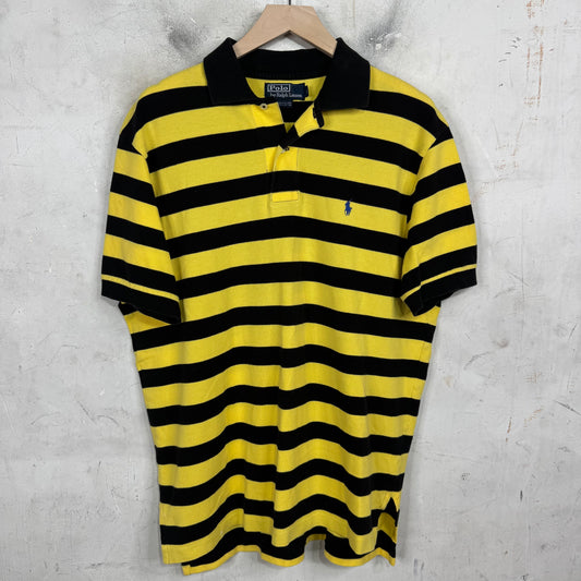 Ralph Lauren Striped Black/Yellow Polo