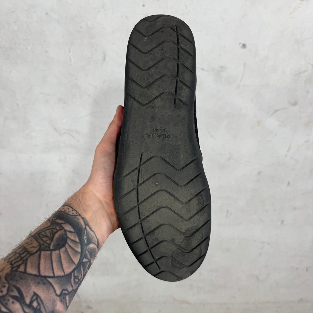 Prada Leather/Mesh Speedrock Sneaker